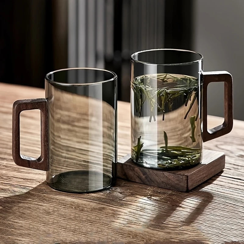 TimberForge Glass Mugs